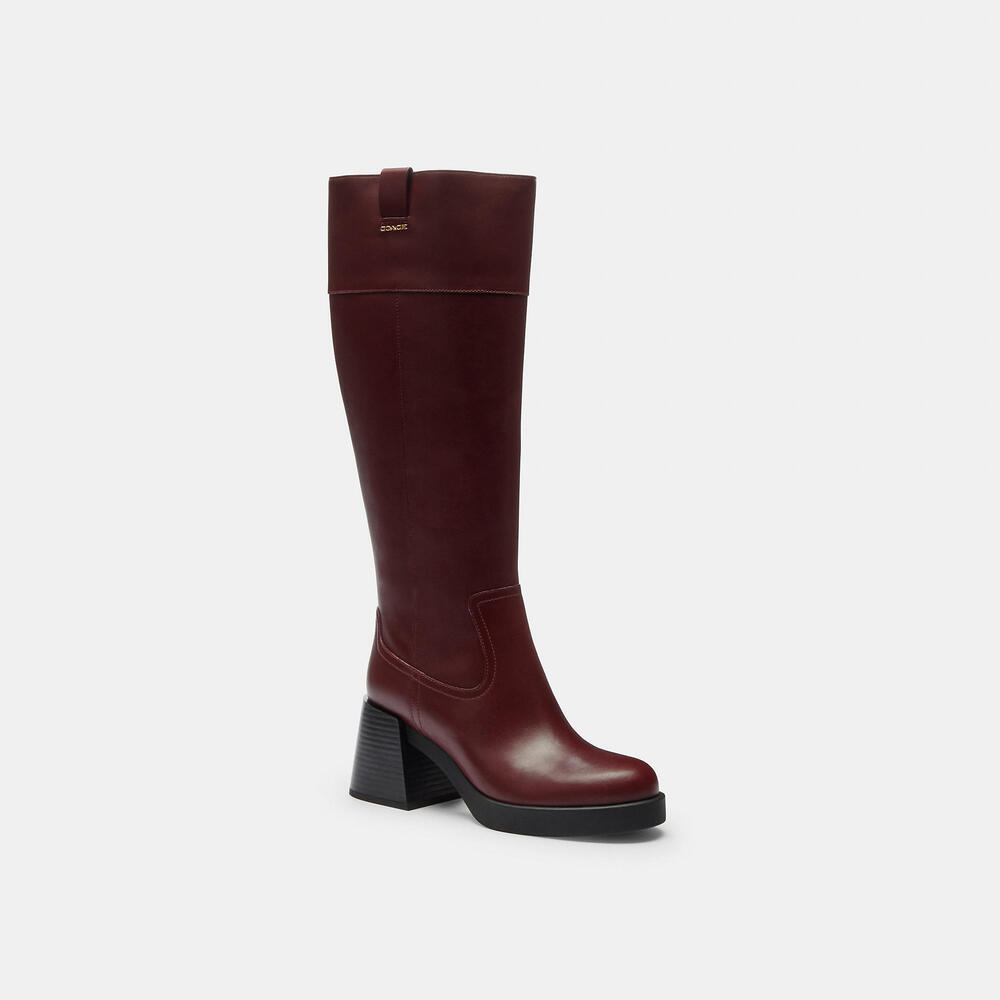 Coach Outlet Block Heel Tall Boot - Picture 6 of 6